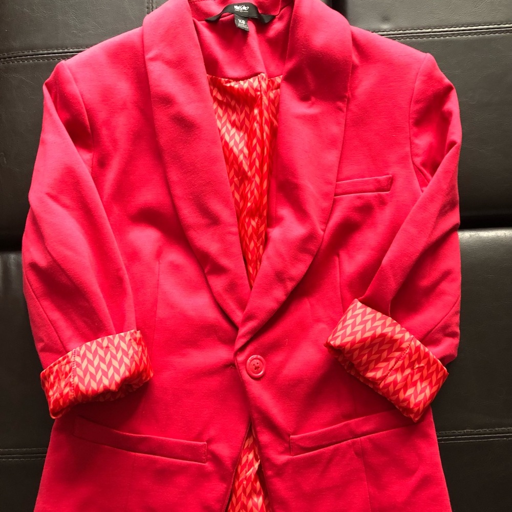 Mossimo brand pink colored blazer. Size XS. NWOT.